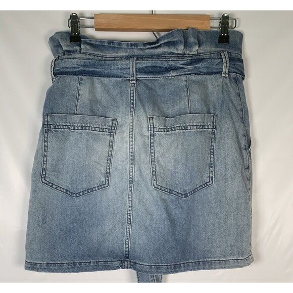 Free People Blue Denim Mini Skirt - Picture 9 of 9
